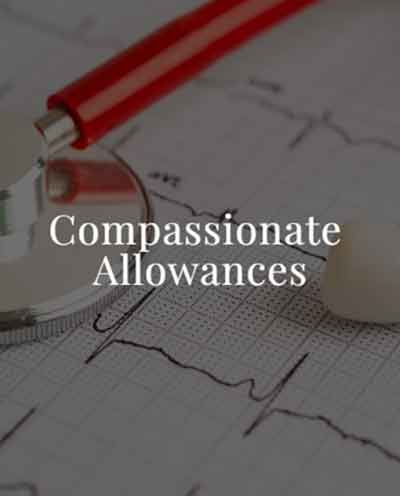 Medical records helping with compassionate allowance.