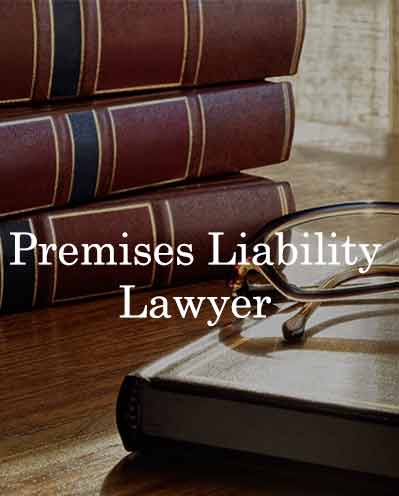 Premises liability lawyer's desk.