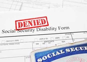 Paperwork needing a social security disability appeal. 