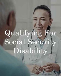 A patient talks to their doctor about qualifying for social security disability benefits.