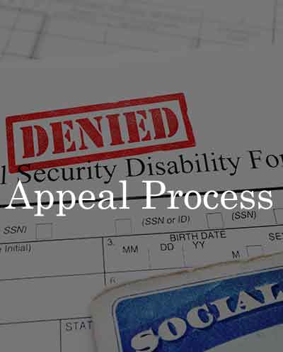 Paperwork needing a social security disability appeal.